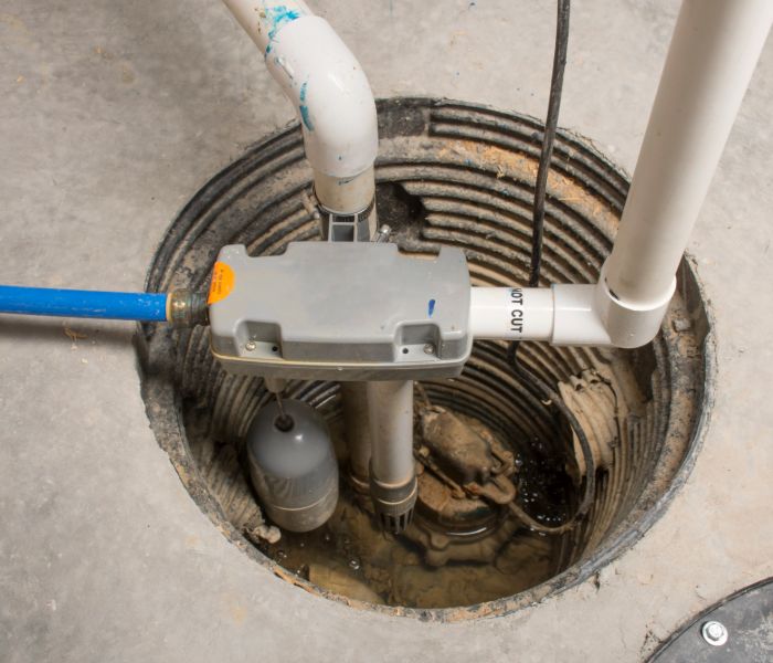 Sump pump installations in Champaign