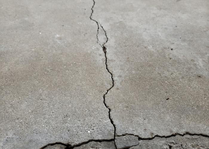 slab foundation repair needed in Champaign